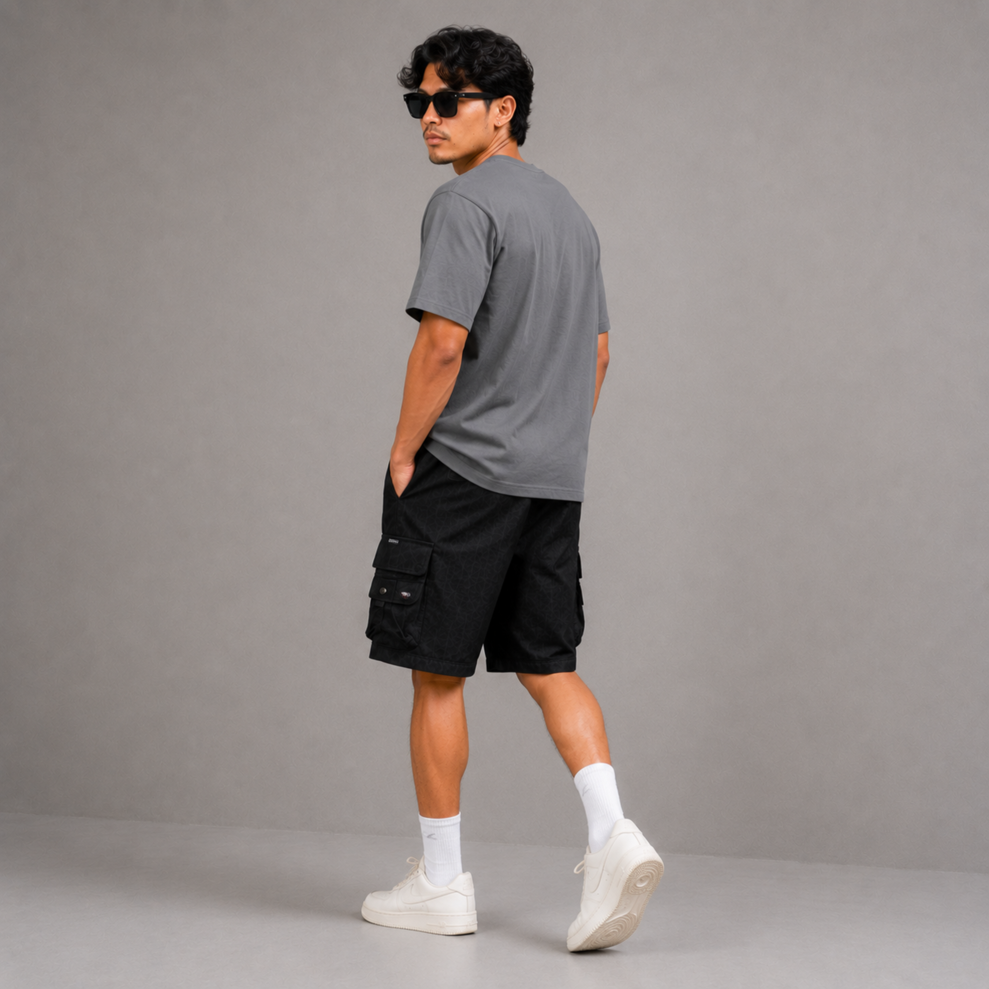 Nature Utility Cargo Shorts