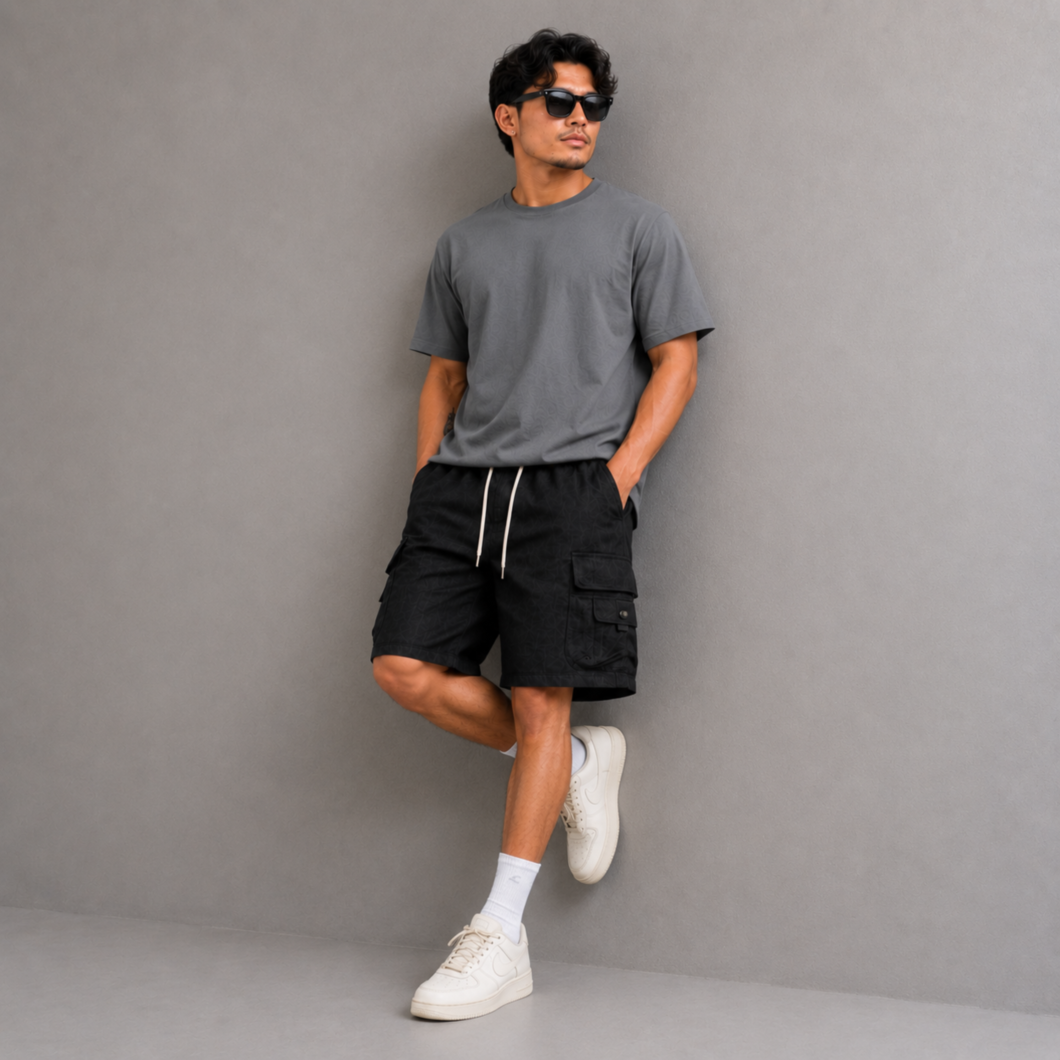 Nature Utility Cargo Shorts