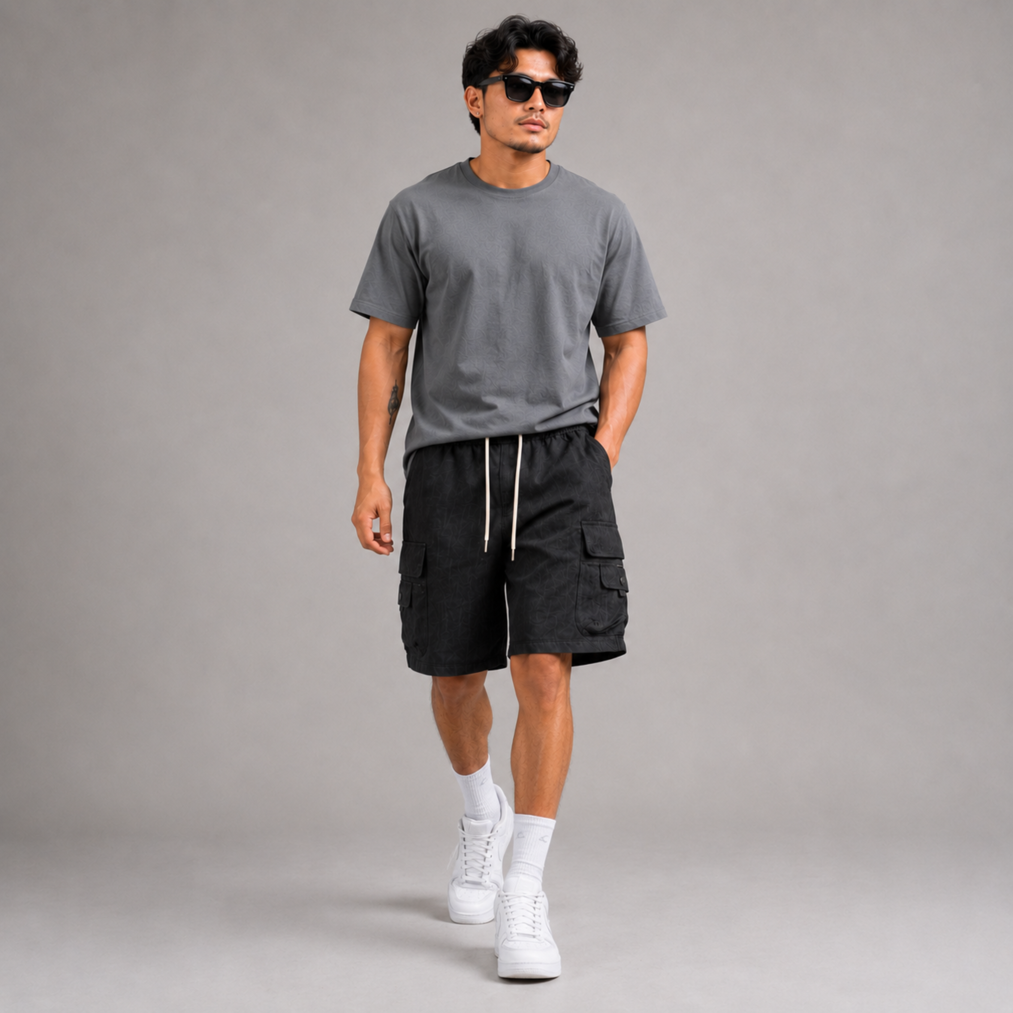 Nature Utility Cargo Shorts