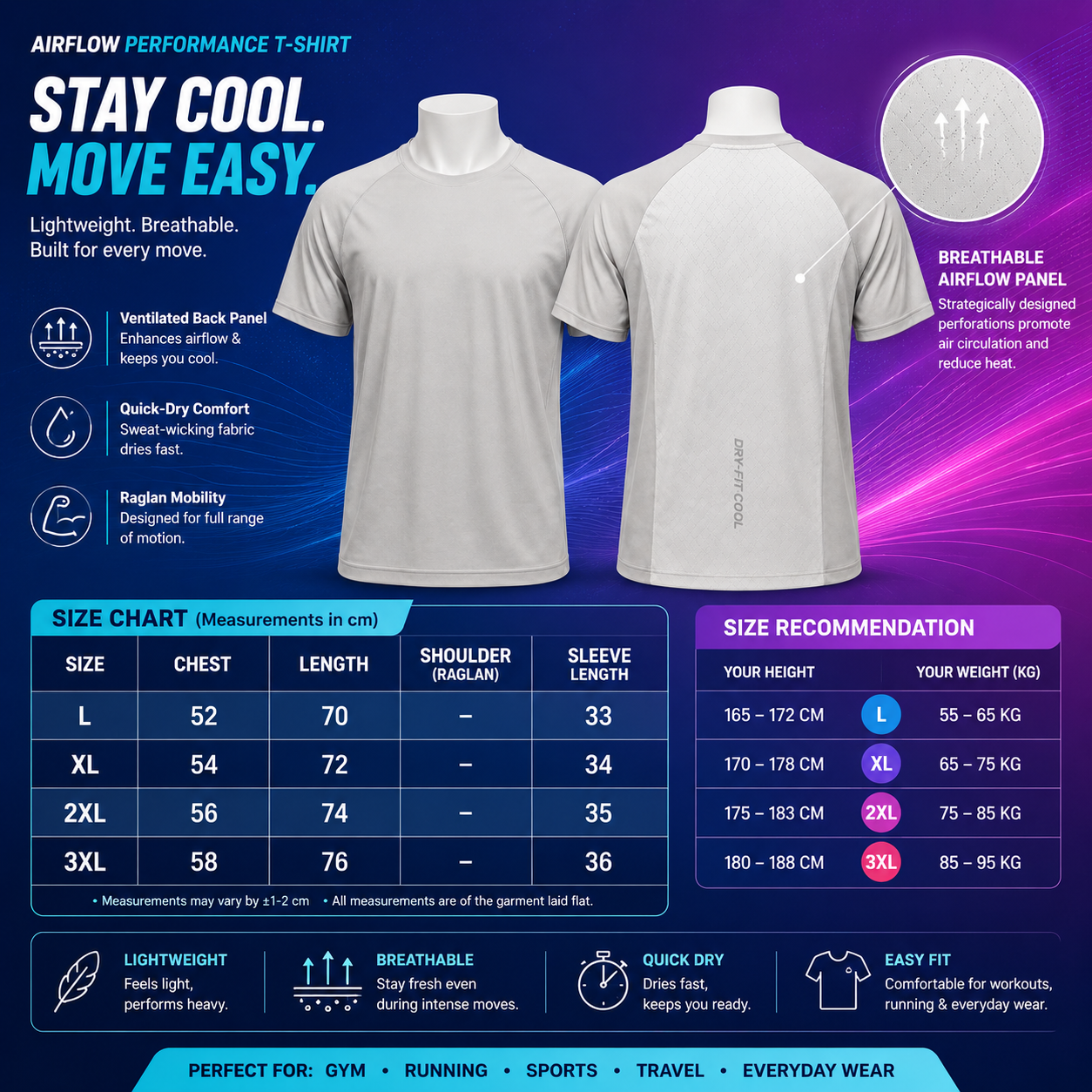 AirFlow Performance T-Shirt