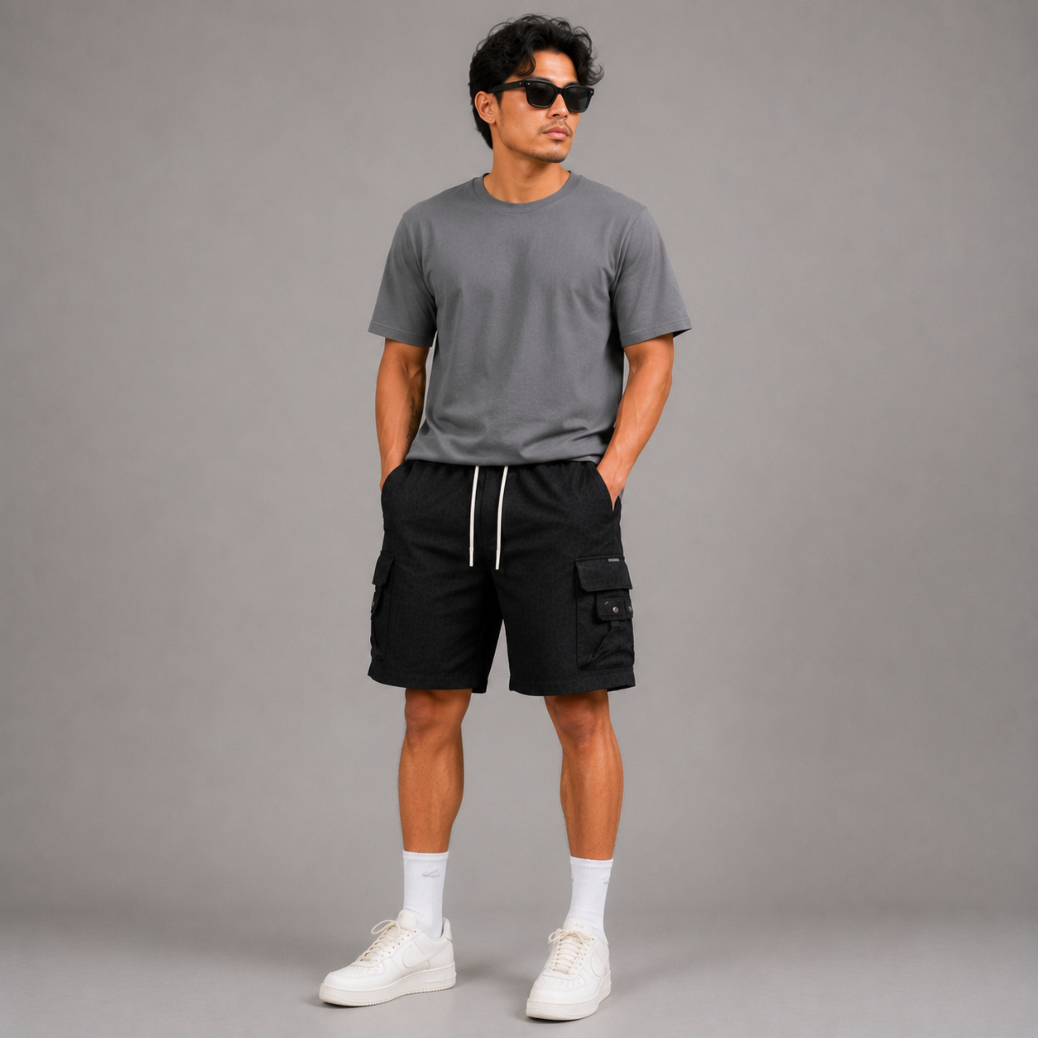Nature Utility Cargo Shorts