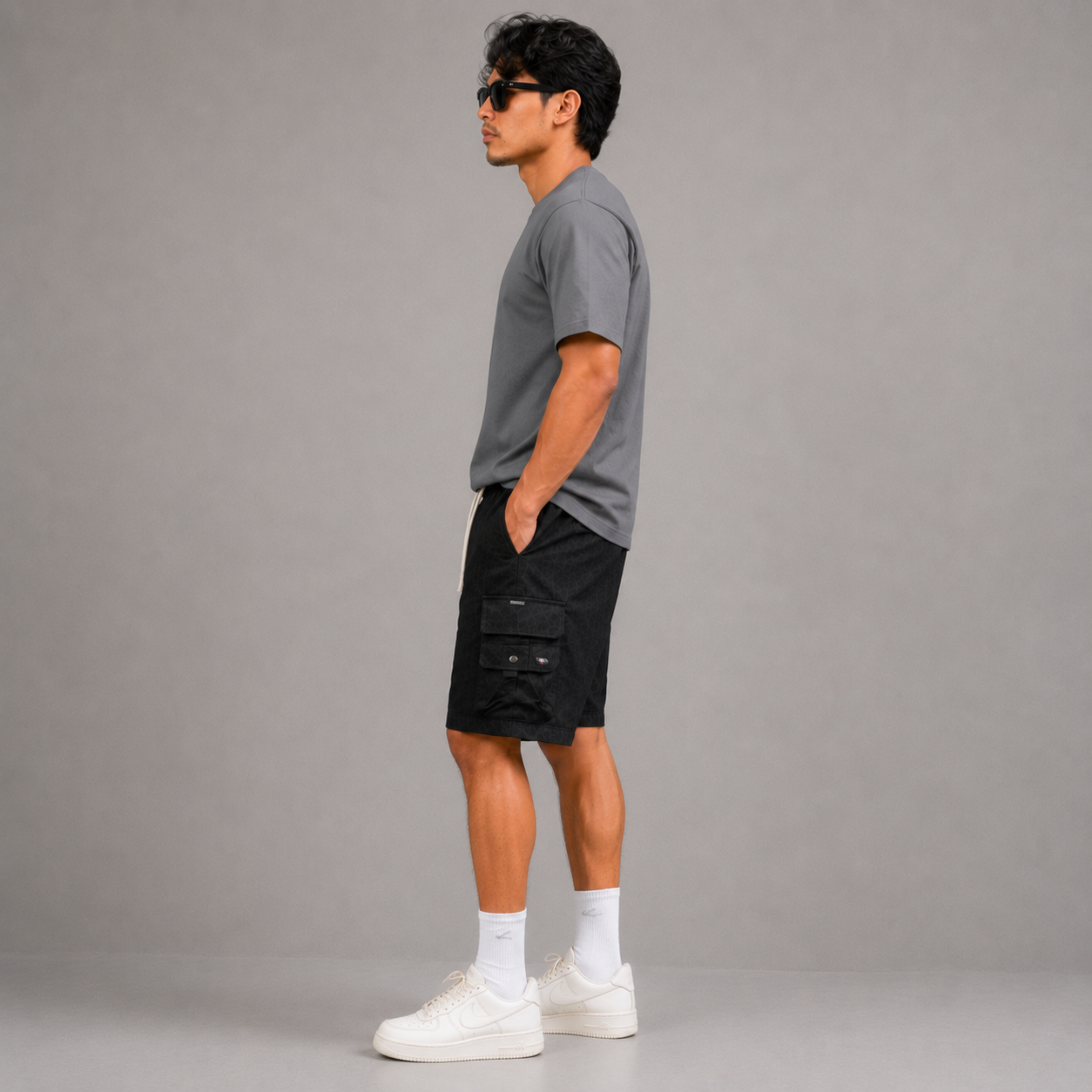Nature Utility Cargo Shorts